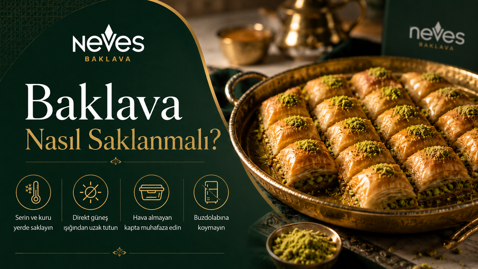 Baklava Nasıl Saklanmalı?