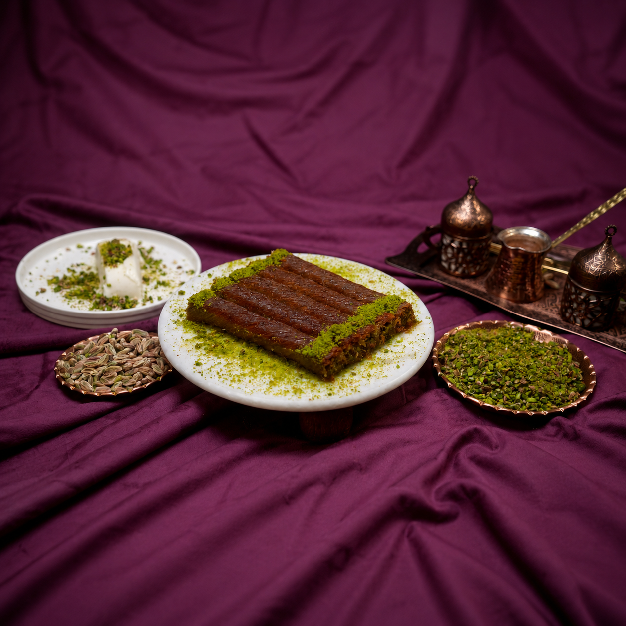 Fıstıklı Antep Burma Kadayıf - Neves Baklava
