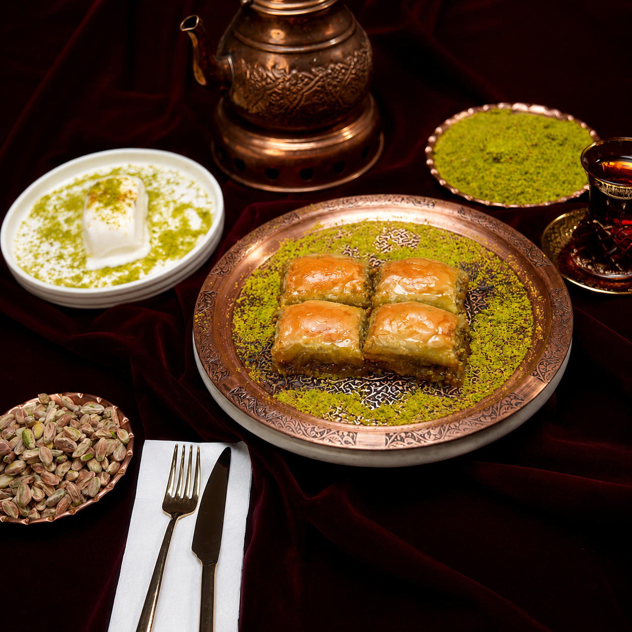 Fıstıklı Dürüm Baklava