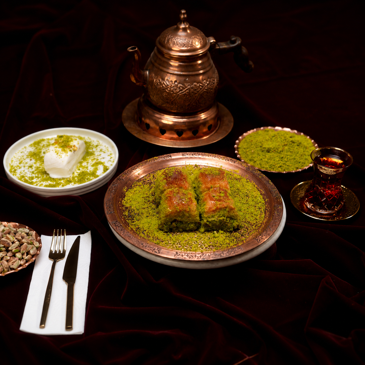 Fıstıklı Kuru Baklava